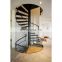 Glass spiral stairs