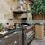 Outdoor modular aluminium profile waterproof kitchen cabinet sets hinges