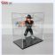 Countertop Action Figure Plastic Model Box  Sliding Lid Acrylic Figure Acrylic Clear Display Case