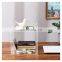 2 Tier Acrylic Document Storage Tray Multifunctional Food Serving Tray Desktop Tray Document Holder