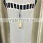back cage o- neck chiffon sleeveless blouse with lace and organza