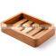 Eco Friendly Wooden Soap Dish/ Natural High Quality Handmade Bamboo Wood Soap Dish Holder