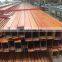 6063 t5  Wooden grain Coating standard size aluminium rectangular hollow section  for furniture decoration