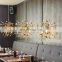 Nordic Simple LED Pendant Light Stainless Steel Chandelier Indoor Classic Vintage Ceiling Pendant Lamp For Living Dinner Room