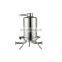SS304 Stainless steel sanitary 80 micron cartridge filter housing food grade strainer