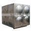 Rectangular / square non-leakage 50000 liter SS 304 drinking water storage tank sectional welding stainless steel water tank