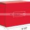 Red Strong Self Tearing Stick Zipper Box Small Gift Mailing Boxes for Shipping Corrugated Mailer Box
