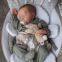 17-inch Levi reborn simulation baby doll soft enamel doll can be used for baby early education