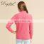 100% Cashmere Women's Slim Fit Sweater Preppy Style Knitted with Solid Pattern ODM Supply Winter Season from Inner Mongolia