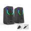Colorful Led Light 3.5mm Jack Audio Usb Interface 10w Power Supply Computer Wired Wireless Gaming Speaker