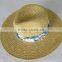 paper straw cowboy hat with customized logo