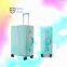 Luxury Metal Hard Shell Spinner Suitcase Travel Trolley Case PC Luggage with 360 Degree Wheels with Tsa Locks