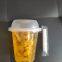 Bubble Tea Cup with Bubble Blends Fruity Pearls burst pop with real fruit juice popburst bubble boba drink