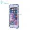 Custom semi transparent mobile phone protective shell case for iphone