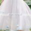 2016 New Style Beautiful Girl Blue Flower Dress Boutique Sleeveless Princess Dresses Elegant lace Tutu Dress