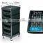 RC10022 Hair Salon Rolling Cart Utility lockable Trolley