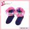 Wholesale baby products soft material ribbon decoration cheap baby socks (WT-0001)