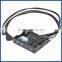 3.5" Floppy Bay Front Panel 4 Ports USB 3.0 2.0 Hub Expansion Bracelet Adapter