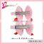 Handmade grosgrain hair bow wholesale valentine's hair bow