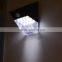 Quality goods 12 led solar human body induction lamp solar wall lamp solar garden lamp triangle shape led light