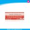 Wholesale silicone rubber keyboard cover protector skin for macbook laptop