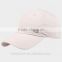 custom baseball hat/promotion baseball cap without logo