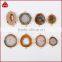 Fashion jewelry large geode slice necklace druzy connector wholesale jewelry