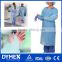 Open Back AAMI Level 3 Thumb up Protective Latex Free Anti Fluid Coated Isolation Gown