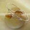 Fashion topaz crystals branch silver cuff bangle factory wholesale jewelry