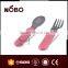 stainless steel elegant travel fork and spoon gift set