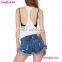Women Fashion High Waist Jeans Photos