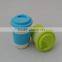 Newest Design Bamboo Fiber Cup With Lid And Straw