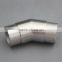 Stainless Steel railing Adjustable 304/316 Tube Connector for tube 135 degraee