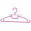 Cheap Pink Plastic Clothes Hanger for Dress and Shirt