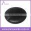 Round promotion compact PU leather mirror PU pocket mirror