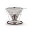 trade assurance 18/8 stainless steel reusable ultra fine mesh pour over cone single cup maker