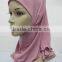 H311 plain small girl hijab,muslim scarf, can order all white