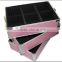 professional aluminum makeup suitcase wheeled pink beauty trolley case