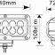 LED Work Light 30W Spot / Flood Beam DC 9-30V 3000Lumens for 4X4 UTV RZR Rhino Jee-p Tractor Truck fork lifter Boat