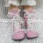 Hot sale pink boots custom make american girl doll shoes for 18 inch dolls