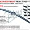 Streak-free Smooth Quiet Flex Auto Accessories Hybrid Japanese Car Windshield 700mm Stealth Wiper Blade
