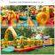 2015 The most popular big Inflatable forest animal slide dragon park for kids on sale