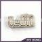 Factory Direct Sale company logo silver pin badge