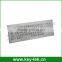 79 keys desktop metal keyboard with stainless steel track ball