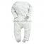 2016 new arrival long sleeve white baby romper with little tiger logo hot sale Infant clothing and toddlers clothing