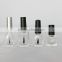 Newest noble wholesale round 15ml glass soak off uv gel nail polish bottle with brushes, large bottle nail polish bottle