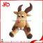 Custom plush christmas reindeer toy with scarf christmas plush toys