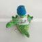 2015 Custom stuffed sinosaur plush toy, green dinosaur soft plush toy, mini plush dinosaur toy