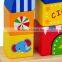 Children'S Day Gift Creative Toy Building Wooden Circus Block Tower