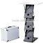 high quality display rack ,metal display rack with table /with aluminum box